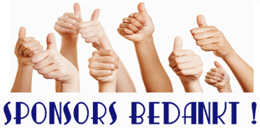 Sponsors bedankt