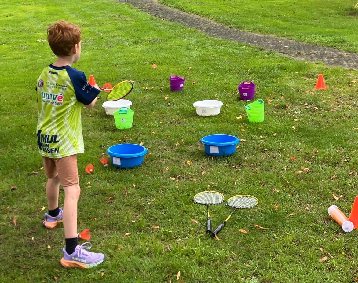 4Mijl Zoon Erwin in actie bij shuttlespel